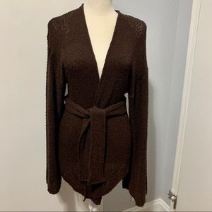 Purp7e Handmade Chocolate Brown Sweater